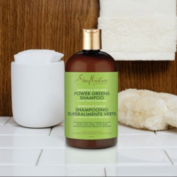 Shea Moisture Power Greens Moringa Avocado Shampoo - Picture 6 of 7